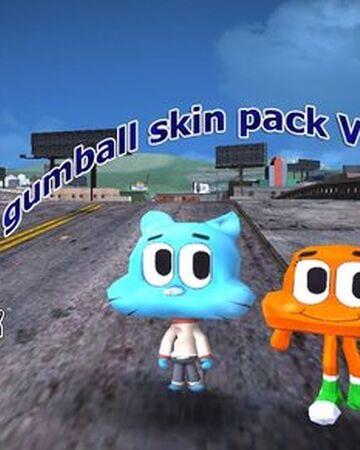 The Amazing World Of Gumball Skin Pack V1 Gta Sa Mods Wiki Fandom - gta sa roblox mod
