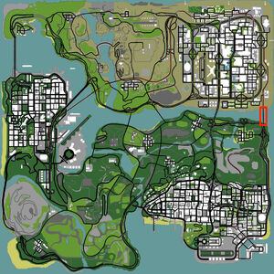 Frederick Bridge GTA San Andreas (carte)