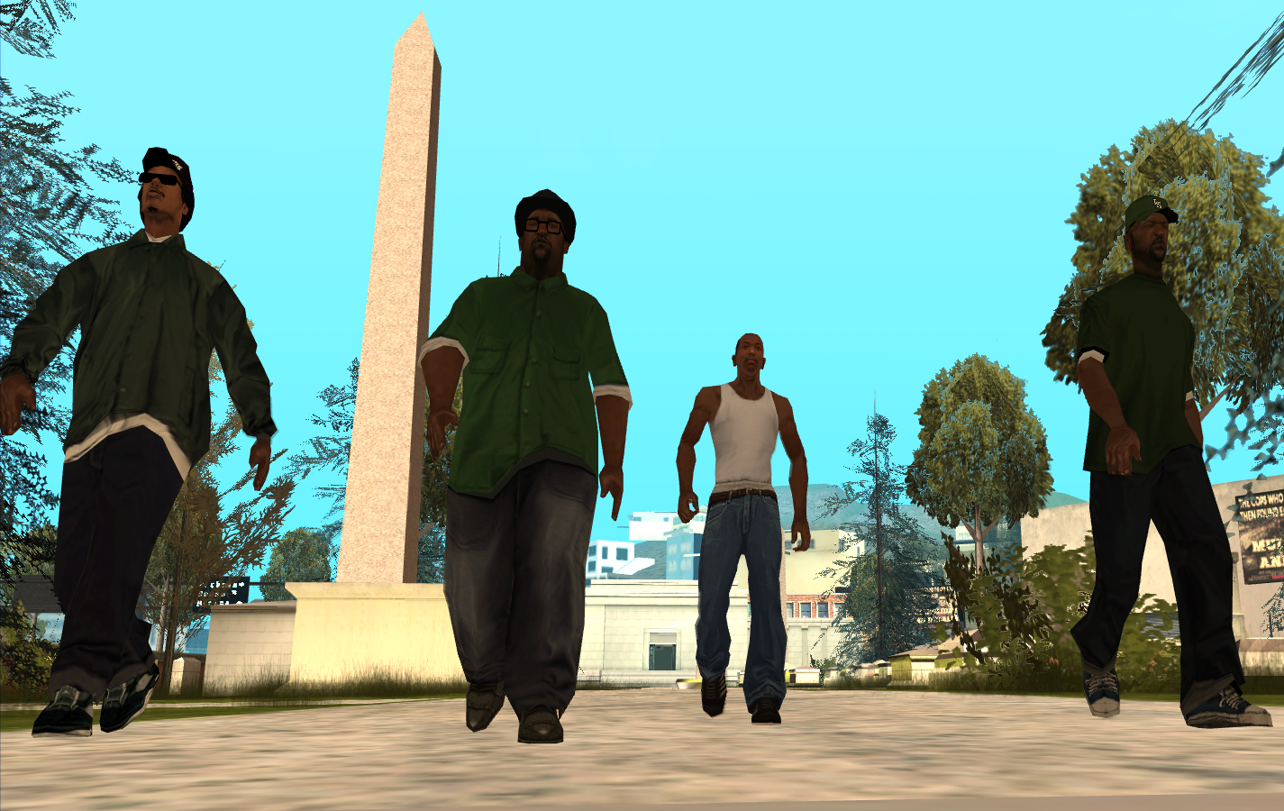 Grove street одежда в гта 5 фото 107