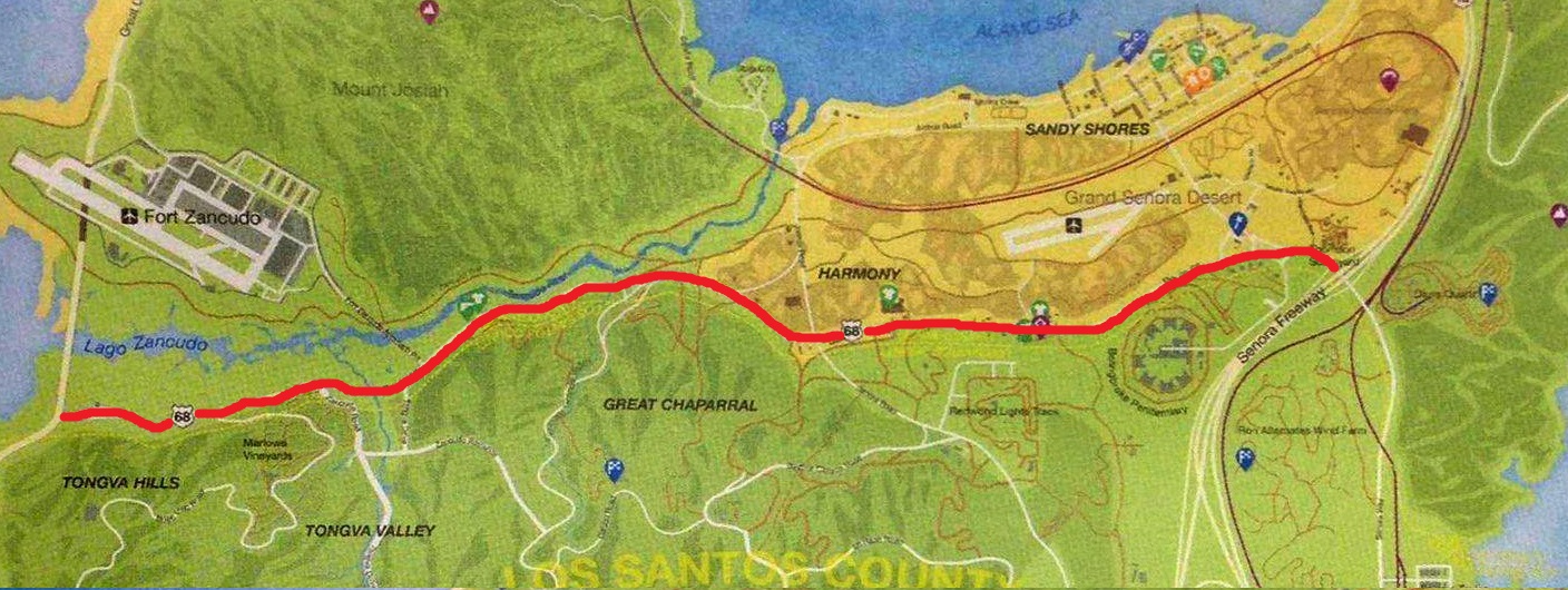 Route 68 | Grand Theft Auto Wiki | FANDOM powered by Wikia