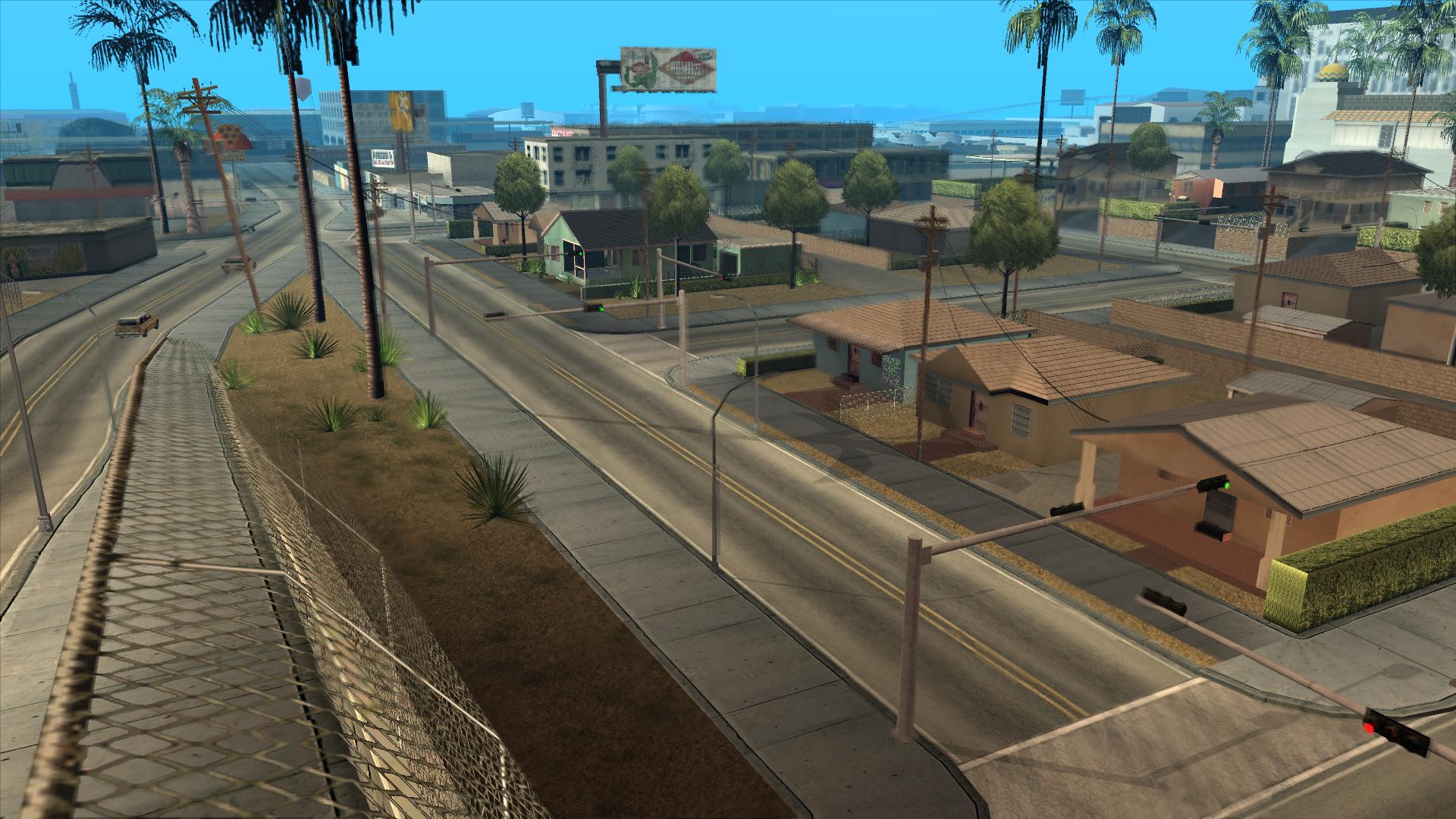 Img san andreas. Лос Сантос Айдлвуд. GTA sa Айдлвуд. Лос Сантос ГТА Сан андреас гетто. Улицы ГТА Сан андреас Лос Сантос.