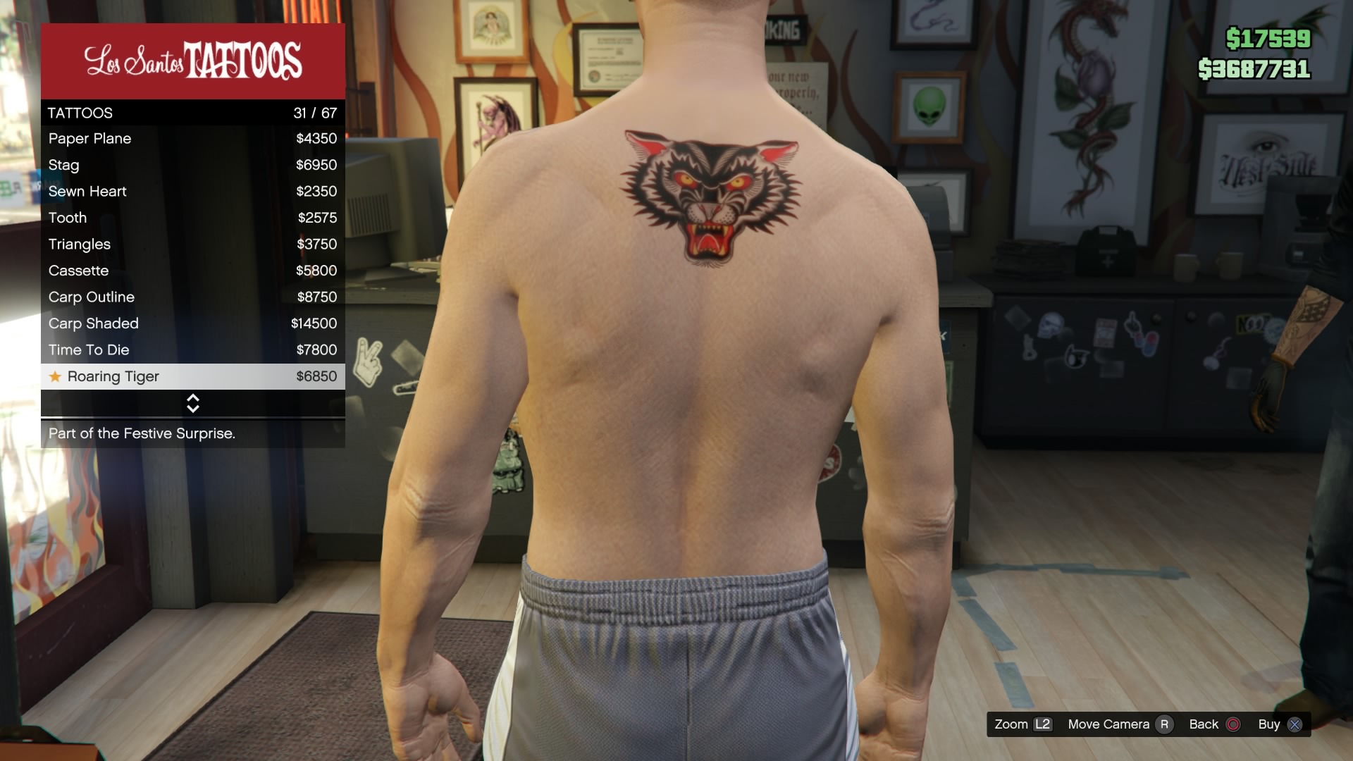 GTA 5 Tattoo Parlor