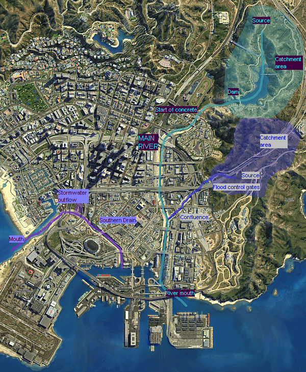 Los Santos Satellite Map