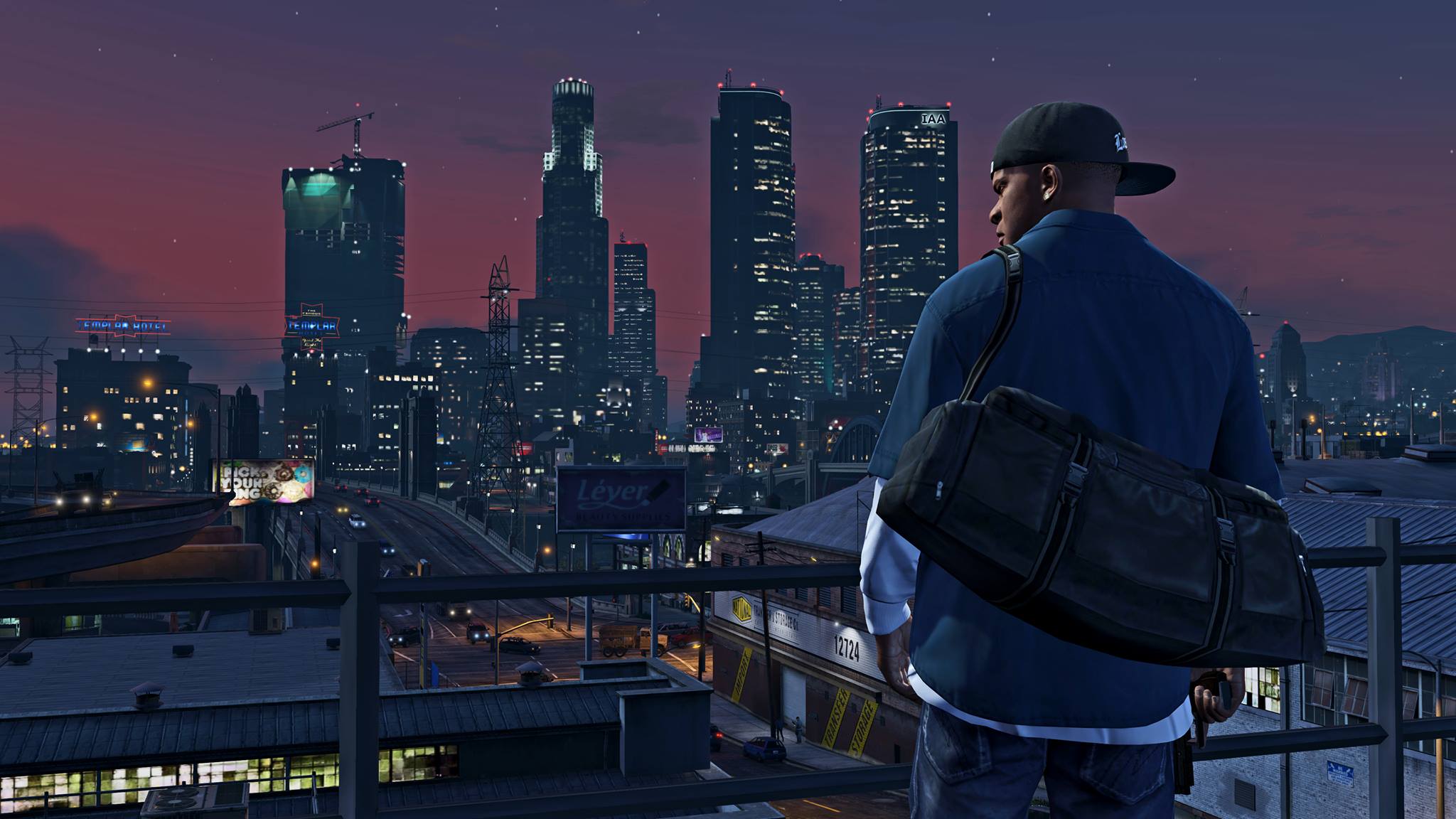 image official pc screenshot gtav facebook franklin city jpg gta 2048 by 1152 pixels in size