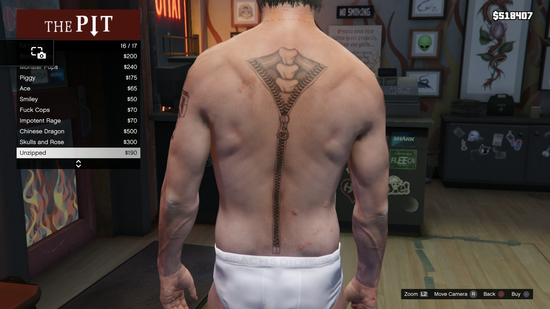 Image Tattoo Trevor Torso GTAV Unzipped.jpg GTA Wiki FANDOM