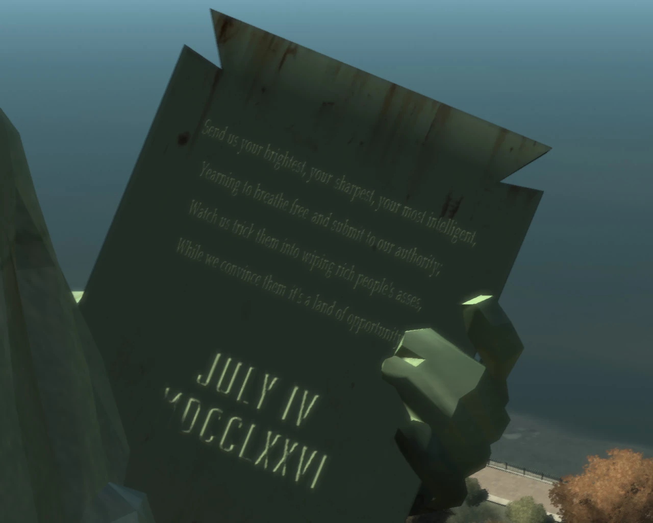 Image StatueofHappinessGTA4statue'stablet.jpg GTA Wiki FANDOM