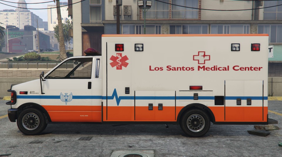 Ambulance gta 5 замена