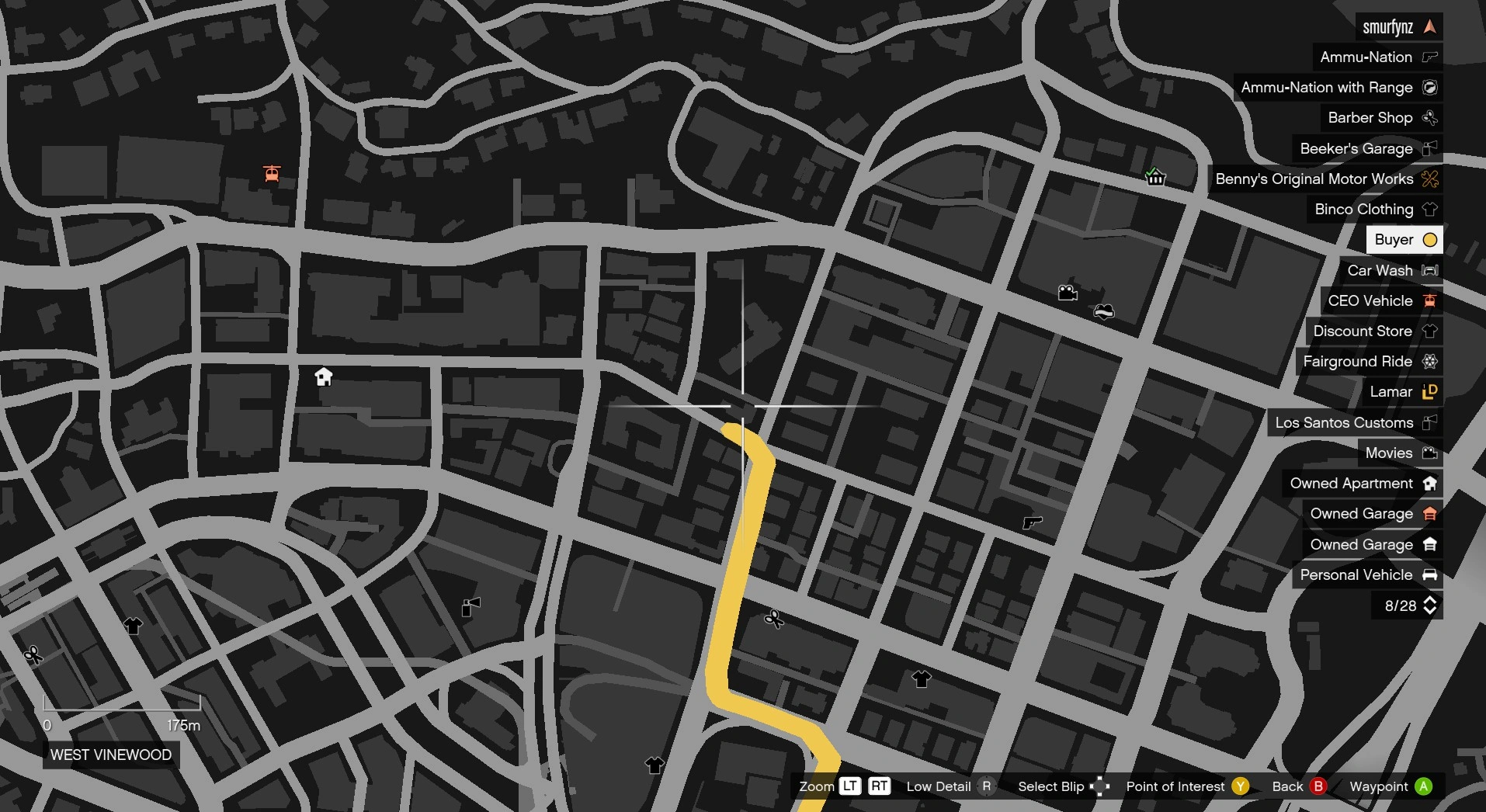 Image - Vehicle Export Showroom GTAO Vinewood Garage Map.png | GTA Wiki