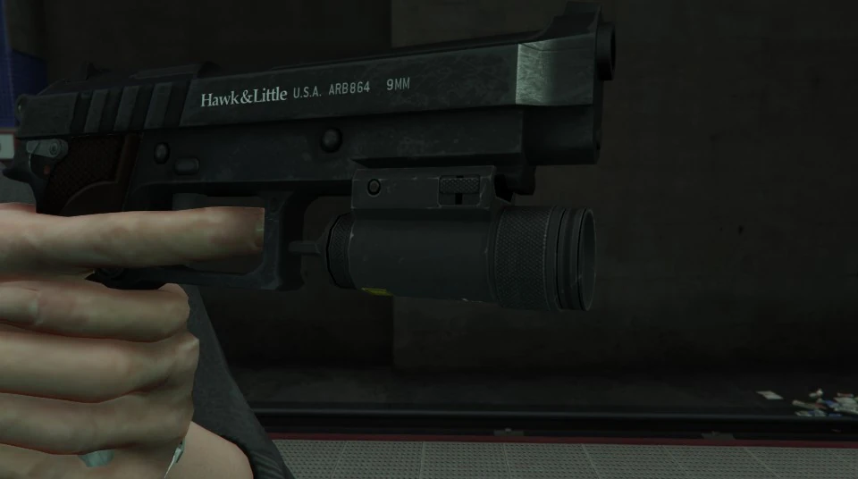 Image GTA 5 Flashlight on the Pistol.jpg GTA Wiki FANDOM powered by Wikia