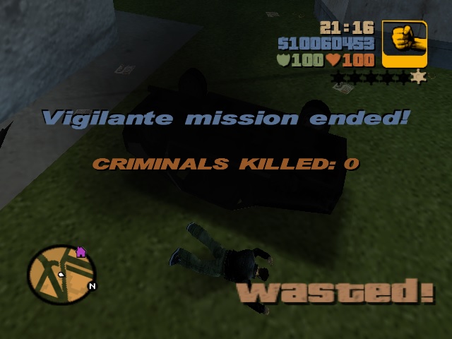 add gta wasted to video