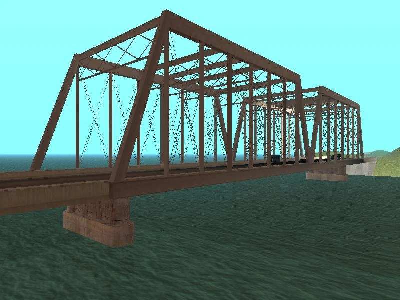 Красный мост гта 5. Красный мост в гта сан андреас. Мост сан фиерро. Гта са сан фиерро мост. Гта сан андреас мост для поезда.