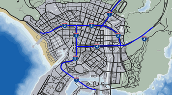 Interstate Highways in Los Santos