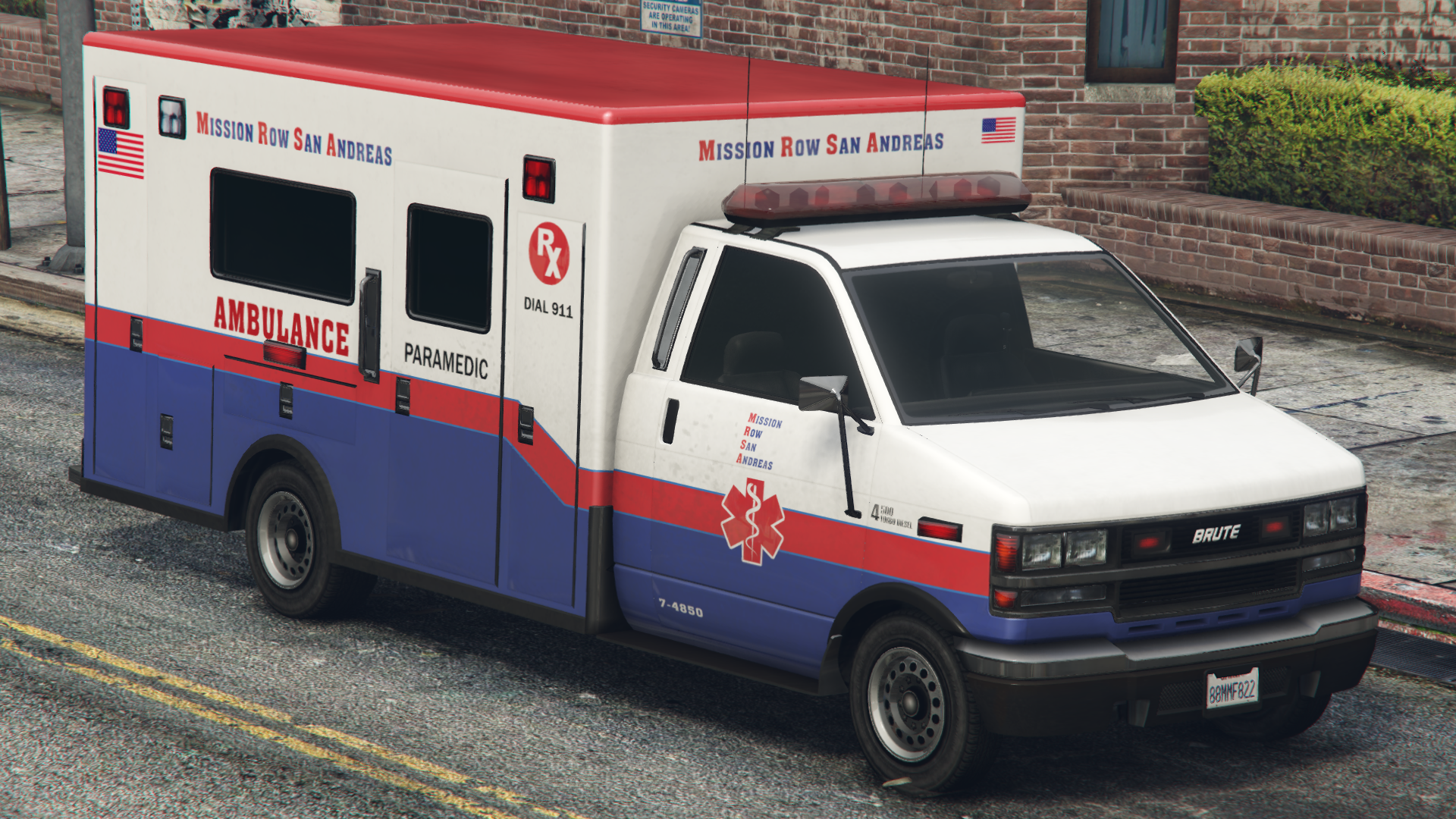 Brute ambulance gta 5 замена фото 64