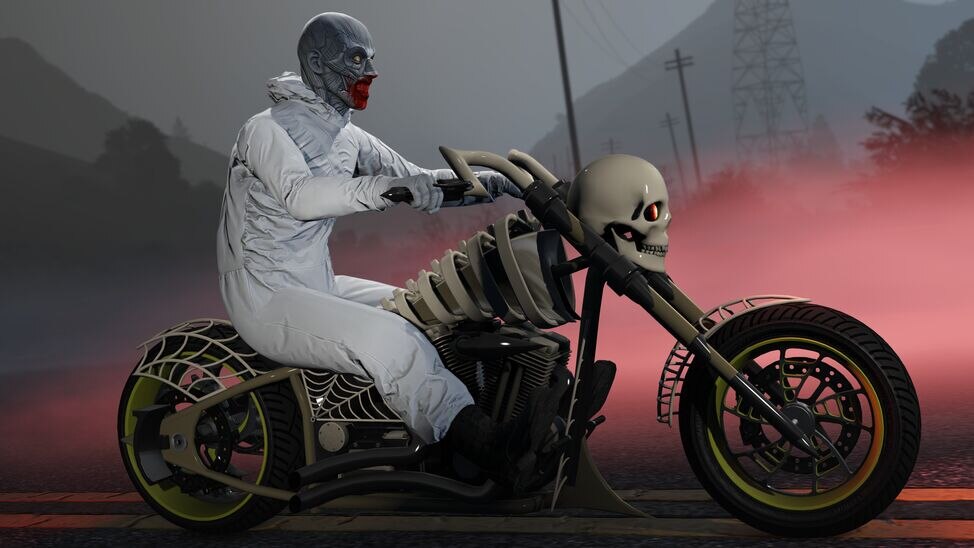ghost rider custom chopper