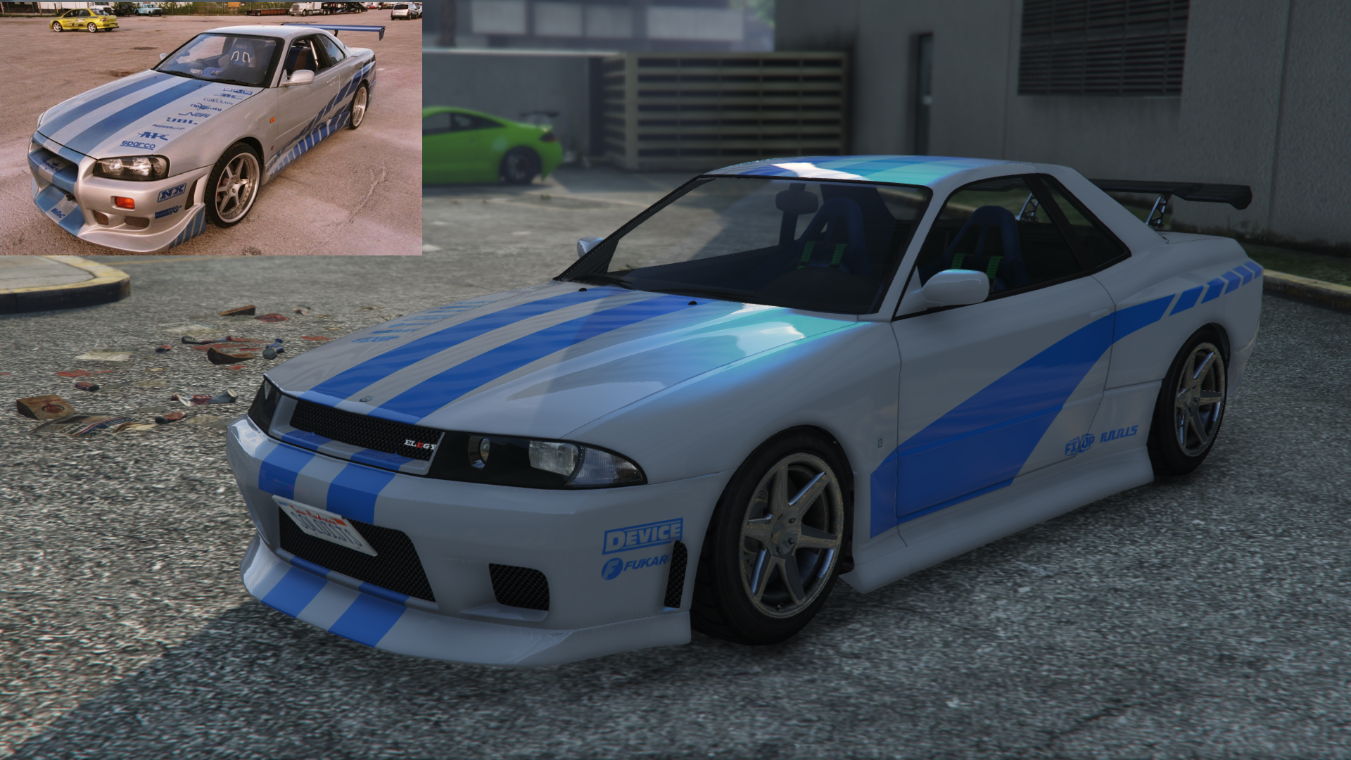 elegy retro custom paul walker