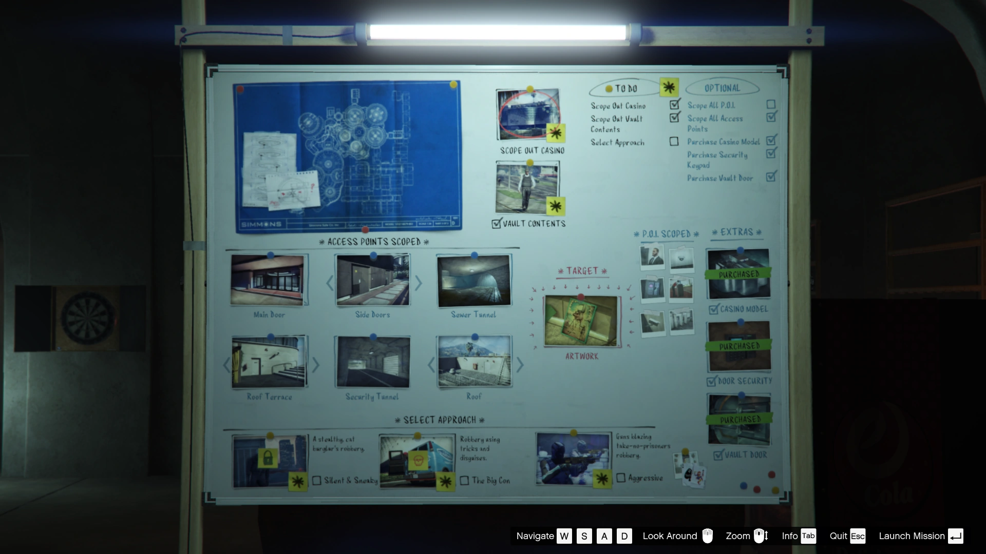 Casino Heist Diamonds Setup