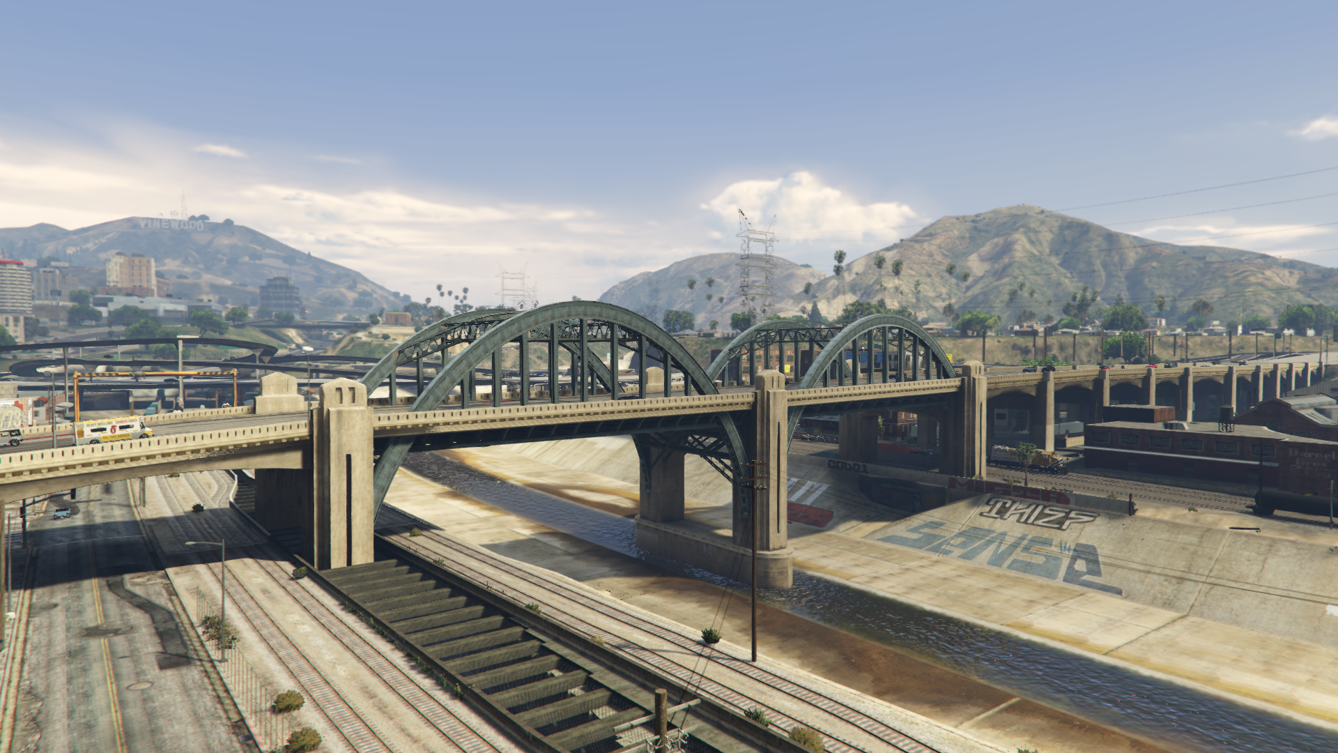 San Andreas Avenue Bridge. 