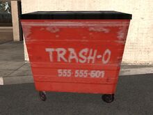 Trash-O Dumpster (GTA SA)