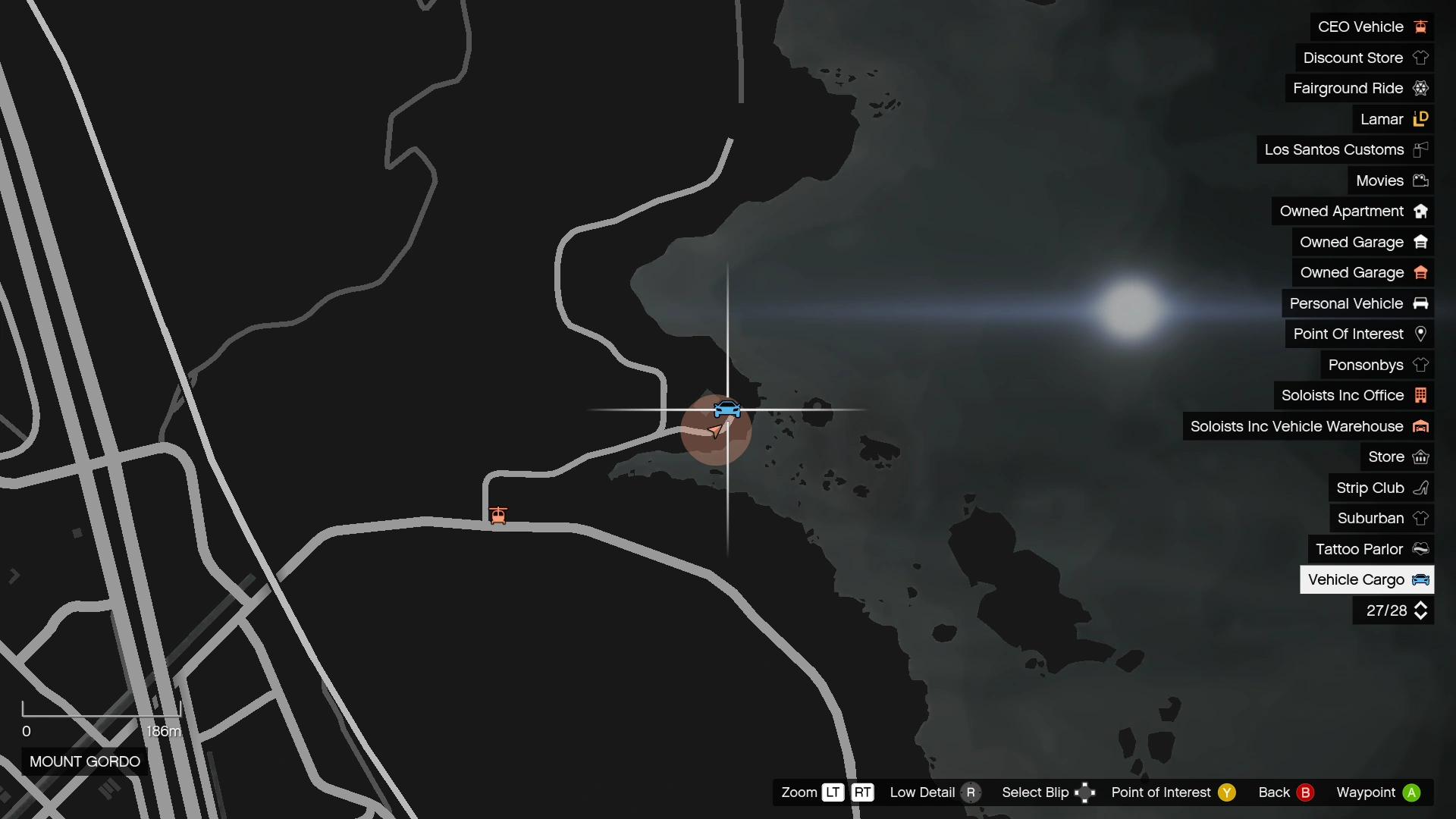 Image Vehicle Import Detective GTAO Lighthouse Map.png GTA Wiki