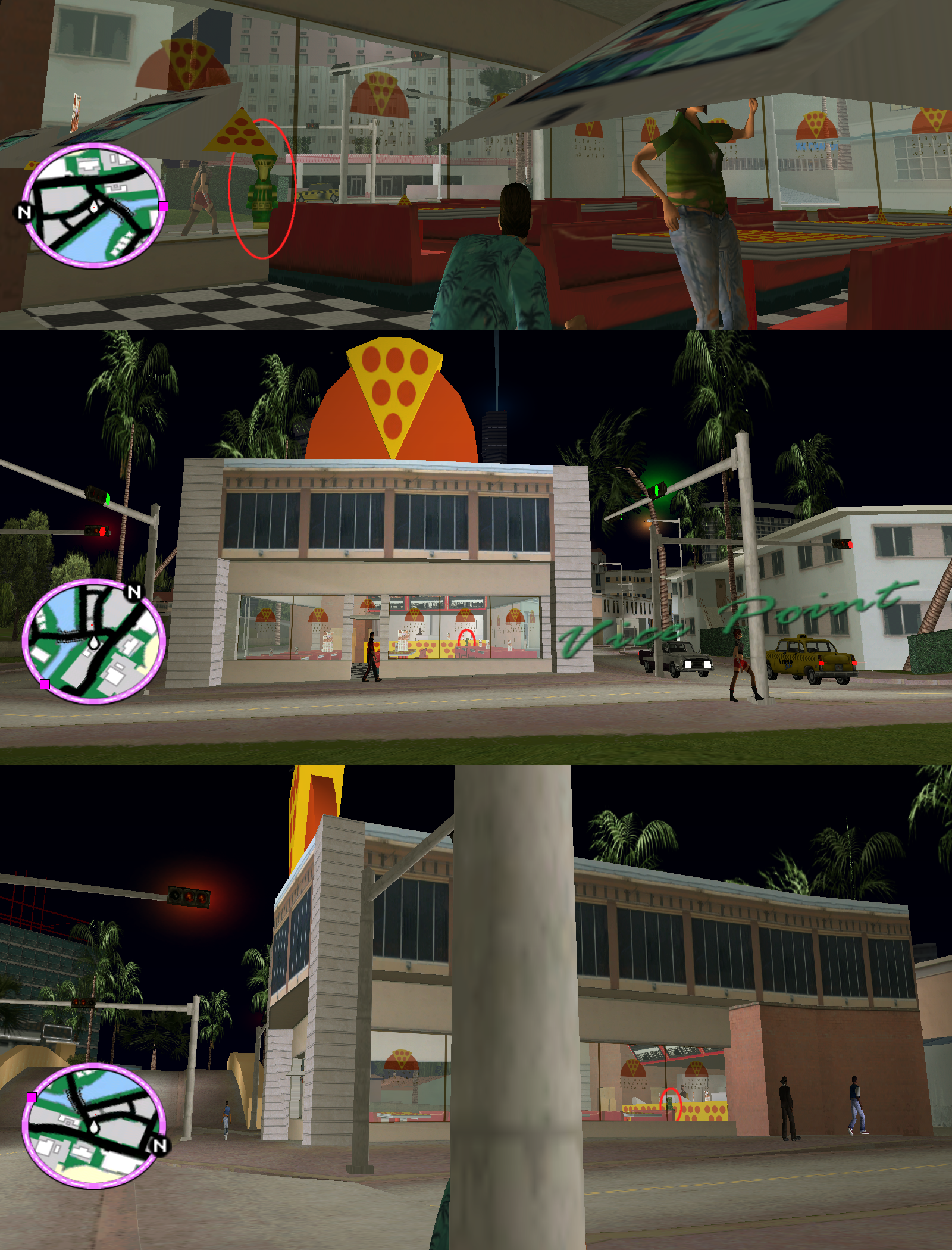 gta vice city hidden packages map