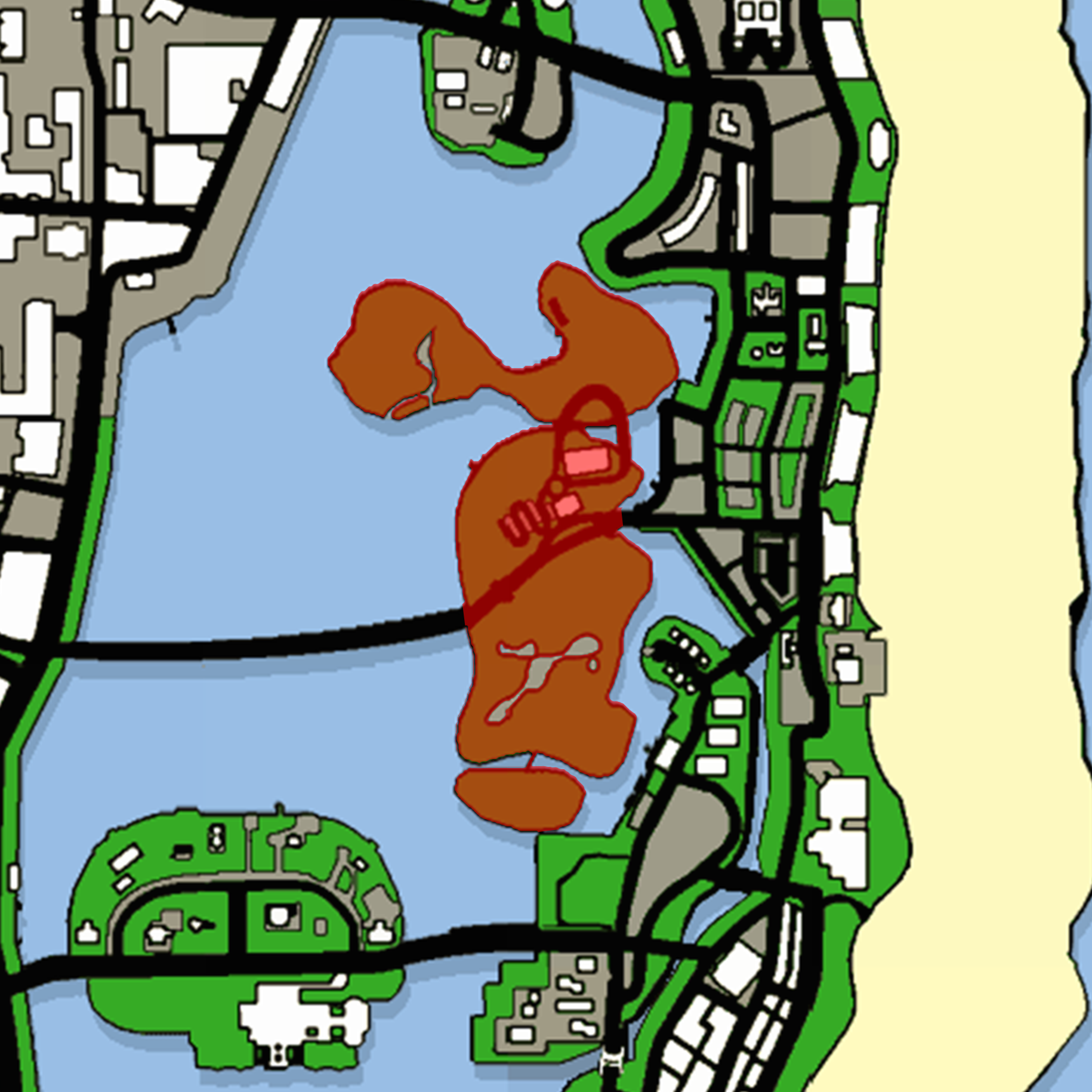 vice city properties map