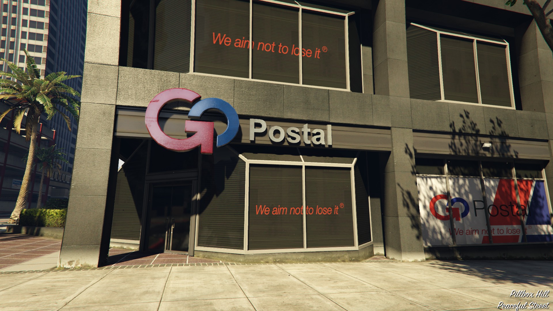 Go postal gta 5 на карте фото 52