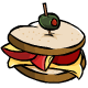 Apple and cheese sandwhich