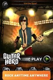 Guitar Hero (iOS) Startup Screen