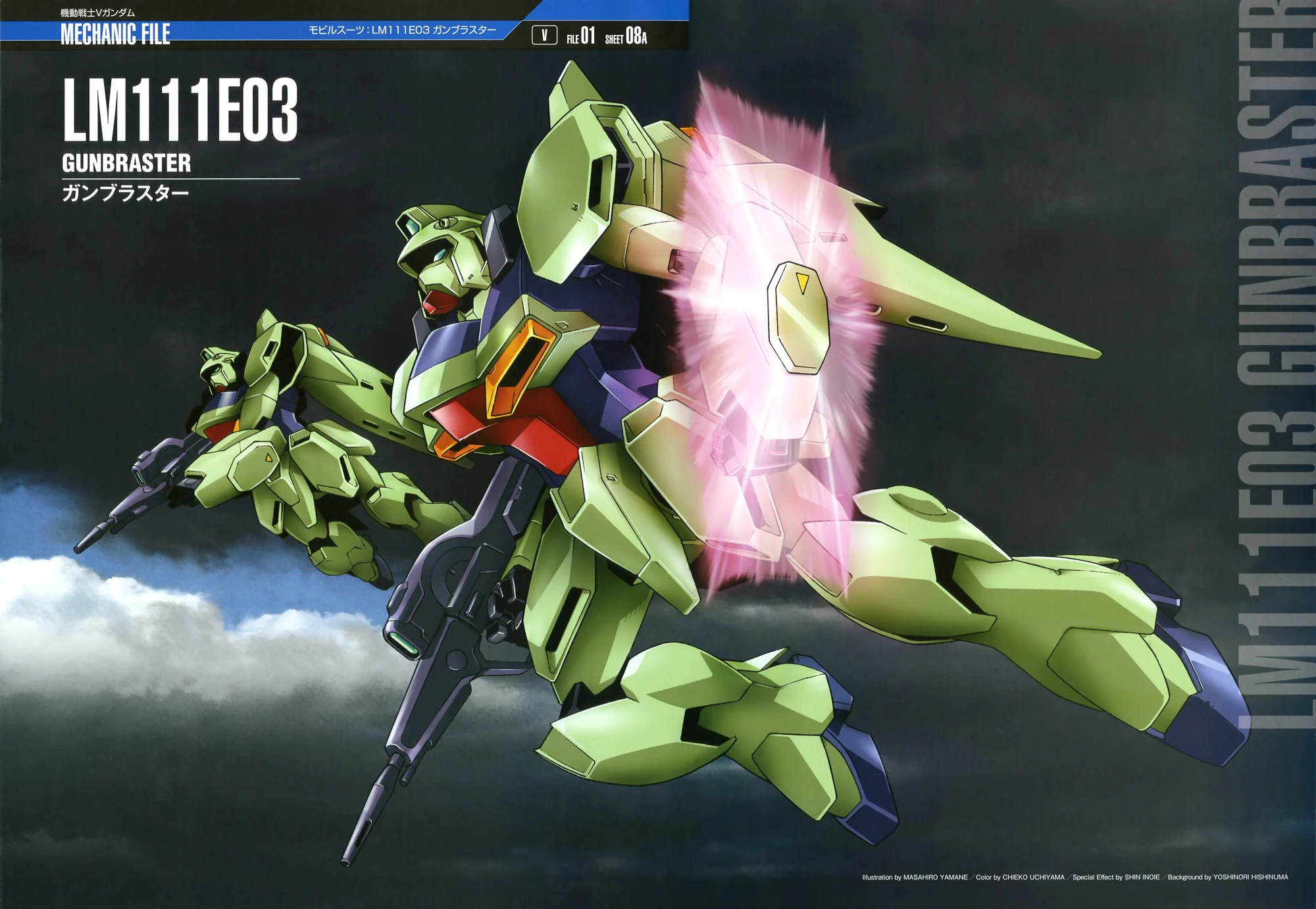 LM111E03 Gunblaster The Gundam Wiki FANDOM powered by Wikia