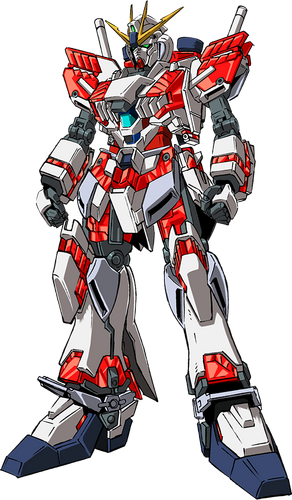 RX-9/C Narrative Gundam C-Packs Minecraft Skin