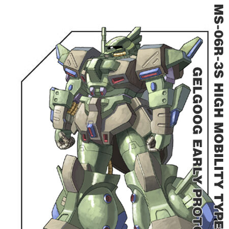 Ms 06r 3s High Mobility Type Zaku The Gundam Wiki Fandom