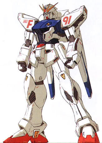 Gundam F91 Minecraft Skin