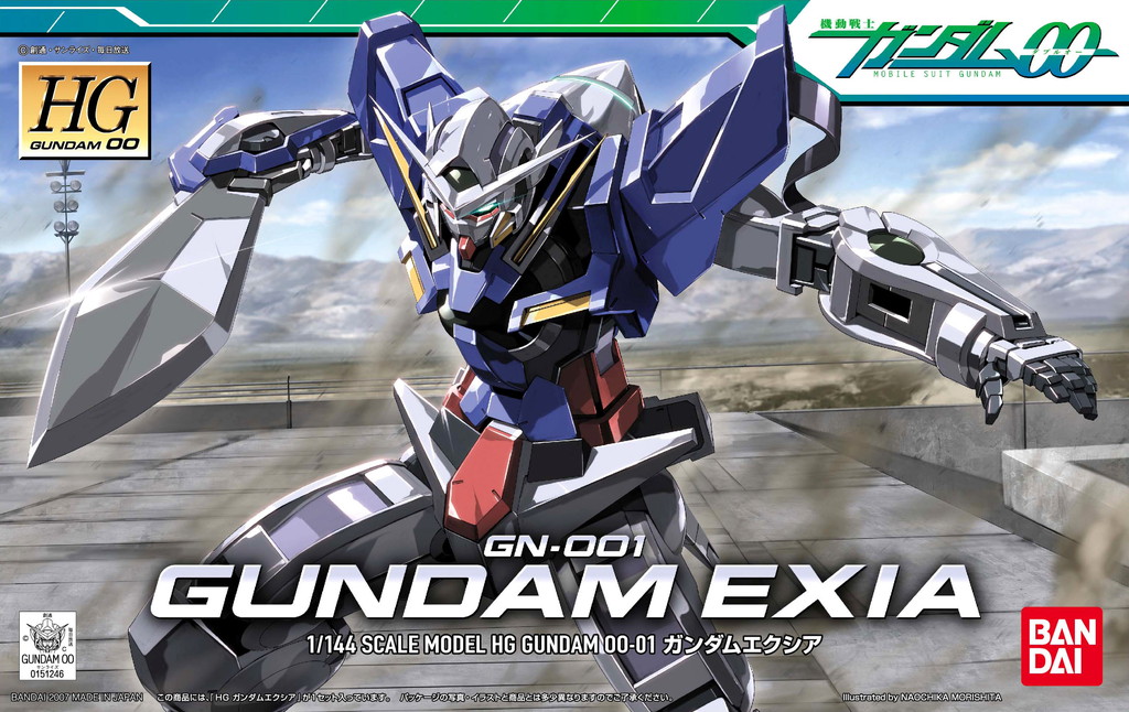00 Gundam Raiser Designer GUNPLA HG High Grade 1//144 BANDAI