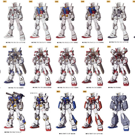 Rx 78 Gundam Series The Gundam Wiki Fandom