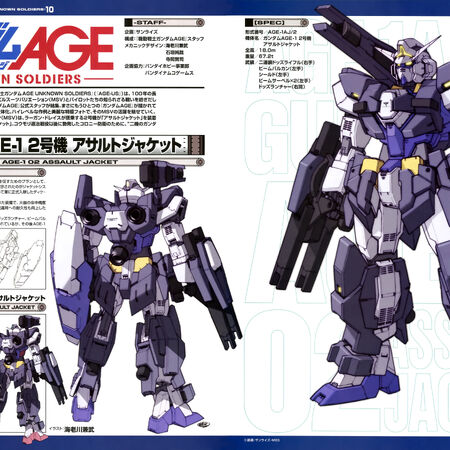 Age 1aj Gundam Age 1 Assault Jacket The Gundam Wiki Fandom