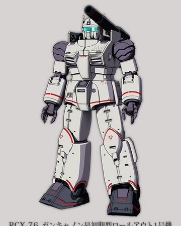 Rcx 76 Guncannon First Type Rollout Unit 1 The Gundam Wiki Fandom
