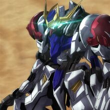 Red Eye Gundam Barbatos Lupus Rex Wallpaper Gambarku Modifications included the spiked tail unit salvaged from the hashmal's wreckage, a different head, and enlarged. eye gundam barbatos lupus rex wallpaper