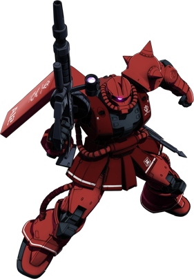 NEW Zaku waist bag for Mobile Suit Gundam Chara Anime Red genuine from JAPAN