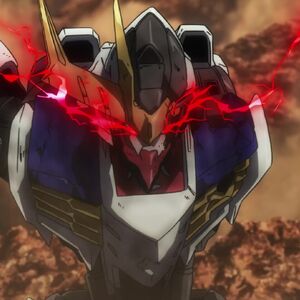 Damaged Gundam Barbatos Lupus Rex Wallpaper Gambarku With its signature ultra large mace equipped, this kit will surely look great with the included cross silhouette frame to extend its articulation and proportion. damaged gundam barbatos lupus rex