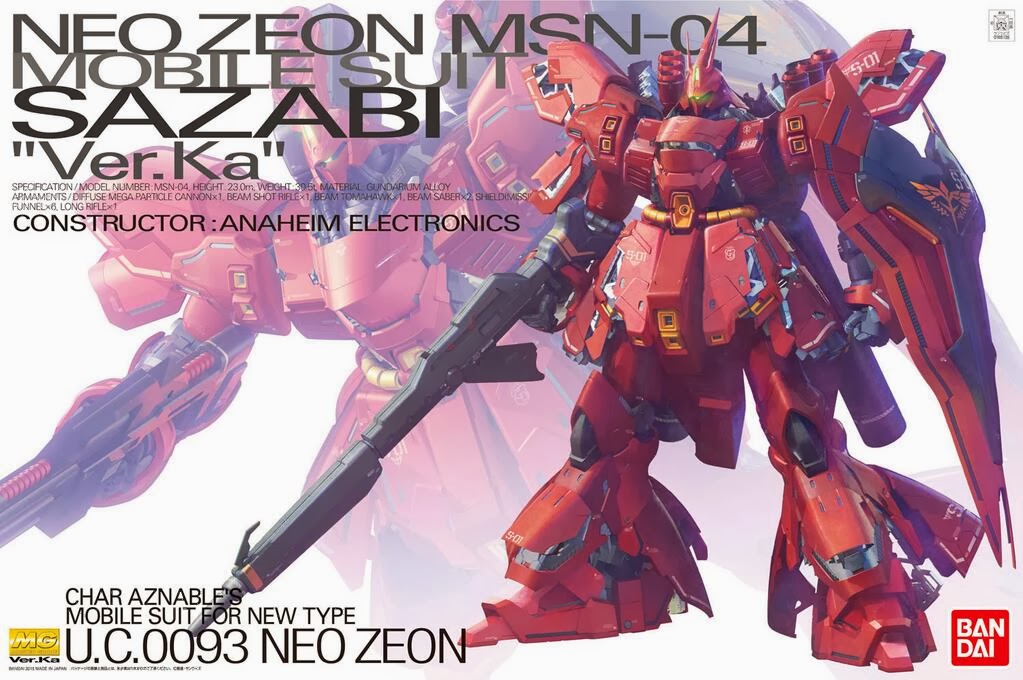 Image - MG Sazabi ver KA new Boxart.jpg | The Gundam Wiki | FANDOM powered by Wikia