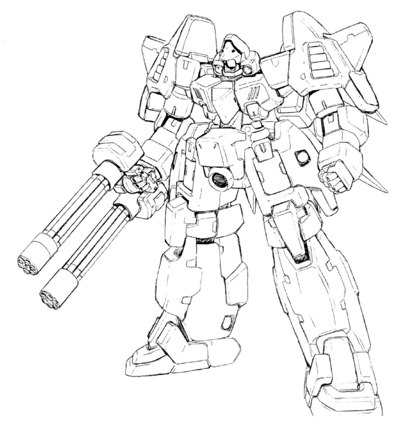 Zaku Lineart : Image mms serpent front view lineart g the gundam