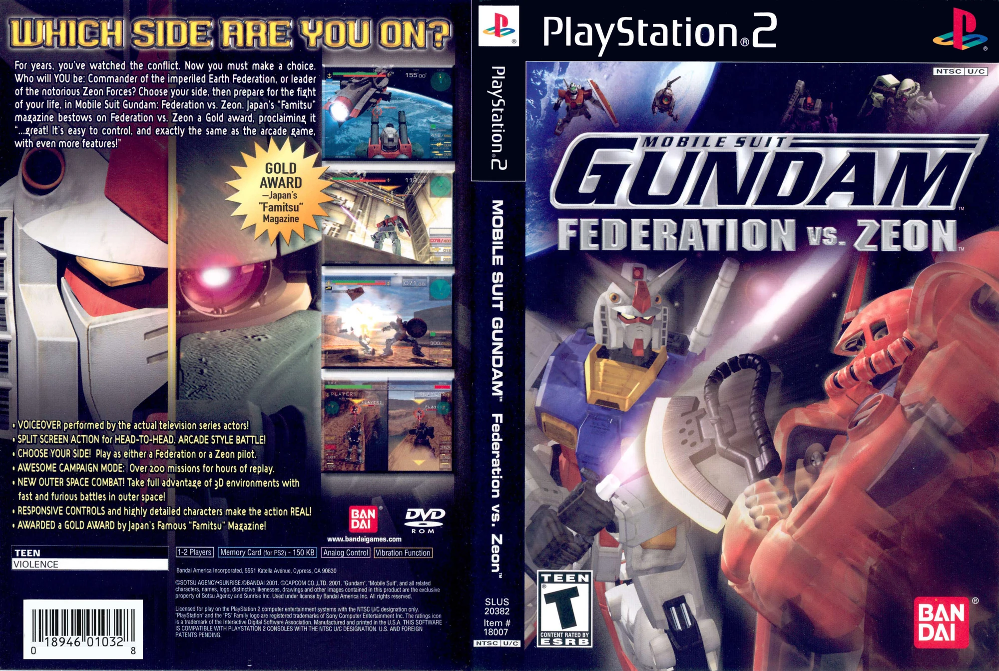 Image Mobile Suit Gundam Federation Vs Zeon USA.jpg The Gundam Wiki