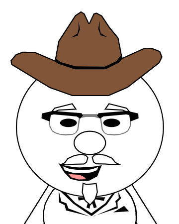 Simon The Snowman Gundam On Roblox Wiki Fandom - a picture of colenol sanders founder of kfc roblox