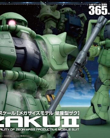 Mega Size Model Ms 06 Zaku Ii Gunpla Wiki Fandom