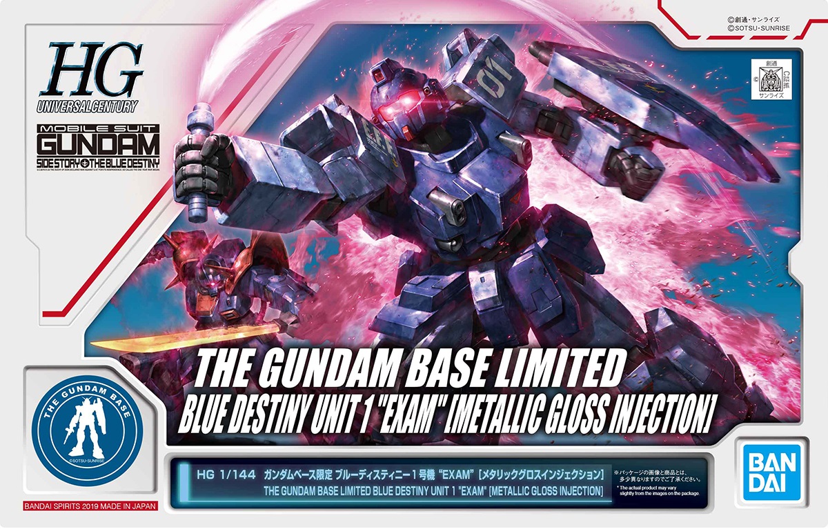 RX-79BD Blue Destiny Unit 1 /"Exam/" GUNPLA HG High Grade 1//144 Gundam Sidestory