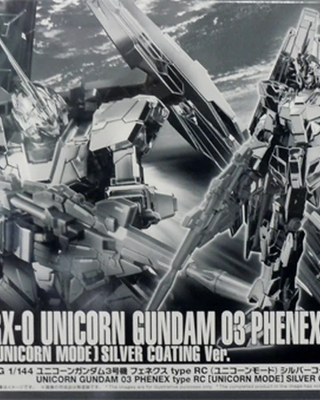 Hguc Rx 0 Unicorn Gundam 03 Phenex Type Rc Unicorn Mode Silver