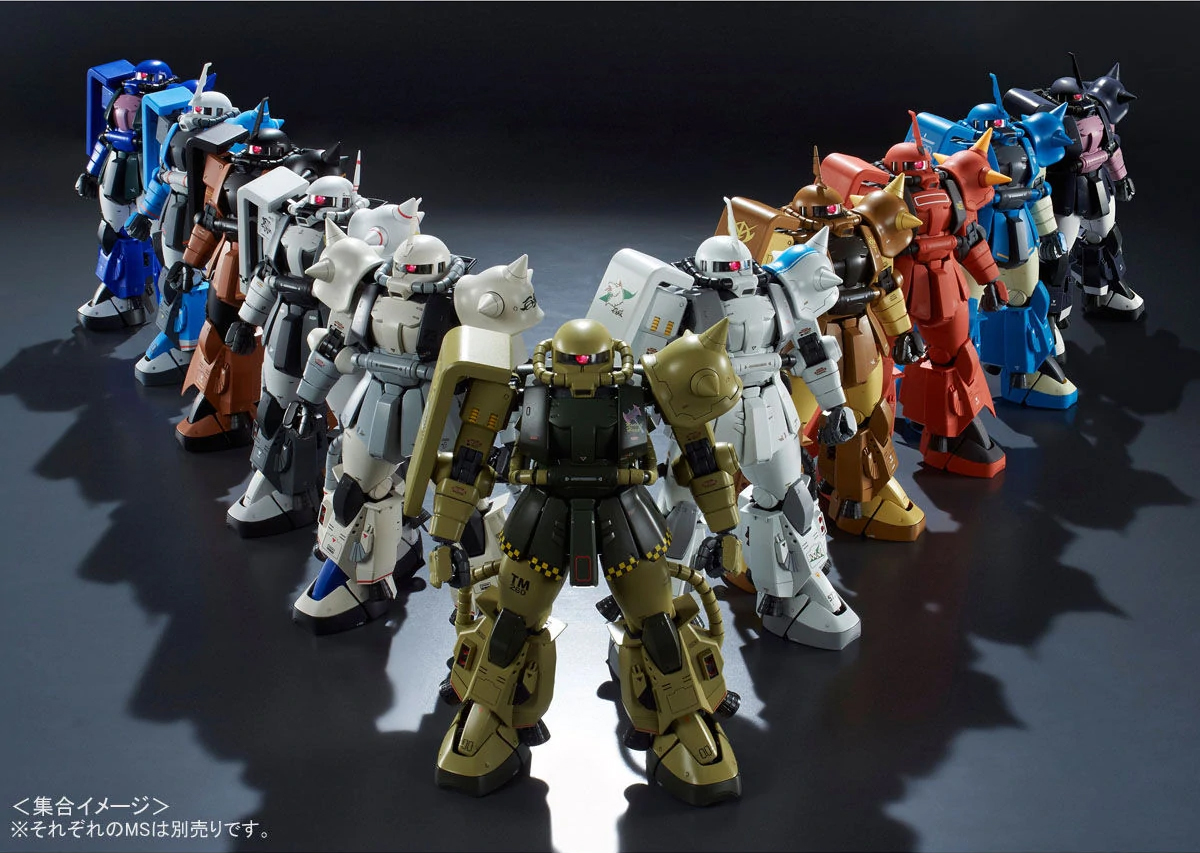 Ms-06F Zaku Ii Ver 2.0 Gunpla Mg Master Grade Gundam 1//100 BANDAI