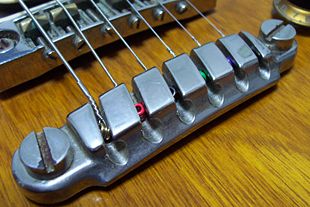 Quick Change Tailpiece on an Ibanez Studio electric guitar