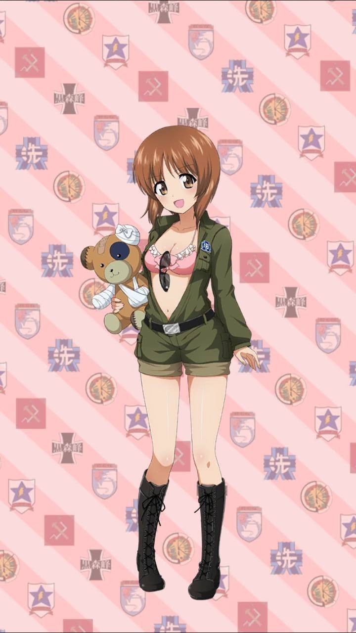 Image Miho Sexy Military Outfit Upbystan Girls Und Panzer Wiki Fandom Powered By Wikia 