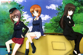 Shiho Nishizumi Girls Und Panzer Wiki Fandom - girls und panzer saunders tank logo roblox